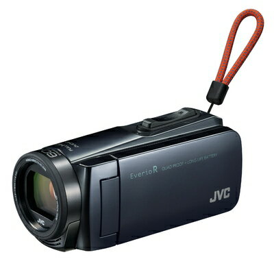 【中古】 JVCKENWOOD JVC ビデオカメラ Everio R 防水 防塵 32GB アイスグレー GZ-R470-H