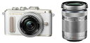 【中古】 OLYMPUS ミラーレス一眼 E-PL8 ダブルズームキット ホワイト