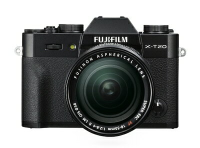 【中古】 富士フイルム(FUJIFILM) ミラーレス一眼カメラ X-T20 レンズキットブラック X-T20LK-B