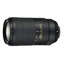 【中古】 Nikon AF-P NIKKOR 70-300mm f/4.5-5.6E ED VR 固定ズームデジタル一眼レフカメラレンズ ブラック