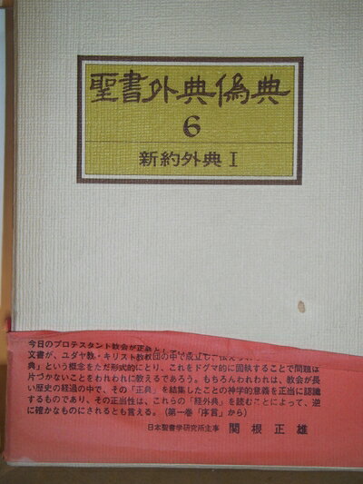 【中古】 聖書外典偽典〈第6巻〉新約外典 (1976年)