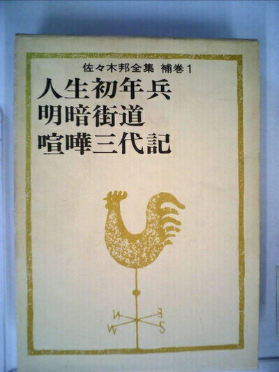 【お届け日について】お届け日の"指定なし"で、記載の最短日より早くお届けできる場合が多いです。お品物をなるべく早くお受け取りしたい場合は、お届け日を"指定なし"にてご注文ください。お届け日をご指定頂いた場合、ご注文後の変更はできかねます。【要注意事項】掲載されておりますお写真画像は全てイメージとなり、お送りするものを保証するものではございませんので、必ず下記事項を一読ください。【お品物お届けまでの流れについて】・ご注文：24時間365日受け付けております。・ご注文の確認と入金：入金*が完了いたしましたらお品物の手配をさせていただきます・お届け：商品ページにございます最短お届け日数±3日前後でのお届けとなります。*前払いやお支払いが遅れた場合は入金確認後配送手配となります、ご理解くださいますようお願いいたします。【中古品の不良対応について】・お品物に不具合がある場合、到着より7日間は返品交換対応*を承ります。初期不良がございましたら、購入履歴の「ショップへお問い合わせ」より不具合内容を添えてご連絡ください。*代替え品のご提案ができない場合ご返金となりますので、ご了承ください。・お品物販売前に動作確認をしておりますが、中古品という特性上配送時に問題が起こる可能性もございます。お手数おかけいたしますが、お品物ご到着後お早めにご確認をお願い申し上げます。【在庫切れ等について】弊社は他モールと併売を行っている兼ね合いで、在庫反映システムの処理が遅れてしまい在庫のない商品が販売中となっている場合がございます。完売していた場合はメールにてご連絡いただきますの絵、ご了承ください。【重要】・当社中古品は、製品を利用する上で問題のないものを取り扱っておりますので、ご安心して、ご購入いただければ幸いです。・商品の画像及びシリアルナンバーを弊社の方で控えておりますので、すり替え・模造品対策店舗として安心してお買い求めください。・中古本の特性上【ヤケ、破れ、折れ、メモ書き、匂い、レンタル落ち】等がある場合がございます。・レンタル落ちの場合、タグ等が張り付いている場合がございますが、使用する上で問題があるものではございません。・商品名に【付属、特典、○○付き、ダウンロードコード】等の記載があっても中古品の場合は基本的にこれらは付属致しません。下記はメーカーインフォになりますため、保証等の記載がある場合や、付属品詳細の記載がある場合がございますが、こちらの製品は中古品ですのでメーカー保証の対象外となり、付属品に関しましても、製品の機能として損なわない付属品（保存袋、ストラップ...ect）は基本的には付属いたしません。かならずご理解いただいた上で、ご購入ください。佐々木邦全集〈補巻 1〉 (1975年)