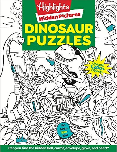 【中古】 Dinosaur Puzzles (Highlights? Hidden Pictures?)