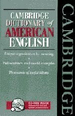 【中古】 Cambridge Dictionary of American English Book and CD-ROM