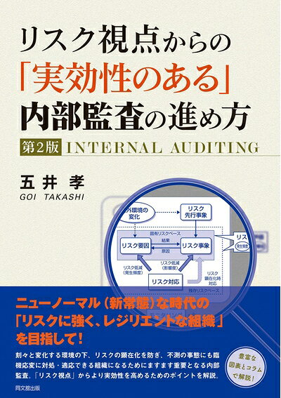 【お届け日について】お届け日の"指定なし"で、記載の最短日より早くお届けできる場合が多いです。お品物をなるべく早くお受け取りしたい場合は、お届け日を"指定なし"にてご注文ください。お届け日をご指定頂いた場合、ご注文後の変更はできかねます。【要注意事項】掲載されておりますお写真画像は全てイメージとなり、お送りするものを保証するものではございませんので、必ず下記事項を一読ください。【お品物お届けまでの流れについて】・ご注文：24時間365日受け付けております。・ご注文の確認と入金：入金*が完了いたしましたらお品物の手配をさせていただきます・お届け：商品ページにございます最短お届け日数±3日前後でのお届けとなります。*前払いやお支払いが遅れた場合は入金確認後配送手配となります、ご理解くださいますようお願いいたします。【中古品の不良対応について】・お品物に不具合がある場合、到着より7日間は返品交換対応*を承ります。初期不良がございましたら、購入履歴の「ショップへお問い合わせ」より不具合内容を添えてご連絡ください。*代替え品のご提案ができない場合ご返金となりますので、ご了承ください。・お品物販売前に動作確認をしておりますが、中古品という特性上配送時に問題が起こる可能性もございます。お手数おかけいたしますが、お品物ご到着後お早めにご確認をお願い申し上げます。【在庫切れ等について】弊社は他モールと併売を行っている兼ね合いで、在庫反映システムの処理が遅れてしまい在庫のない商品が販売中となっている場合がございます。完売していた場合はメールにてご連絡いただきますの絵、ご了承ください。【重要】・当社中古品は、製品を利用する上で問題のないものを取り扱っておりますので、ご安心して、ご購入いただければ幸いです。・商品の画像及びシリアルナンバーを弊社の方で控えておりますので、すり替え・模造品対策店舗として安心してお買い求めください。・中古本の特性上【ヤケ、破れ、折れ、メモ書き、匂い、レンタル落ち】等がある場合がございます。・レンタル落ちの場合、タグ等が張り付いている場合がございますが、使用する上で問題があるものではございません。・商品名に【付属、特典、○○付き、ダウンロードコード】等の記載があっても中古品の場合は基本的にこれらは付属致しません。下記はメーカーインフォになりますため、保証等の記載がある場合や、付属品詳細の記載がある場合がございますが、こちらの製品は中古品ですのでメーカー保証の対象外となり、付属品に関しましても、製品の機能として損なわない付属品（保存袋、ストラップ...ect）は基本的には付属いたしません。かならずご理解いただいた上で、ご購入ください。リスク視点からの「実効性のある」内部監査の進め方(第2版)