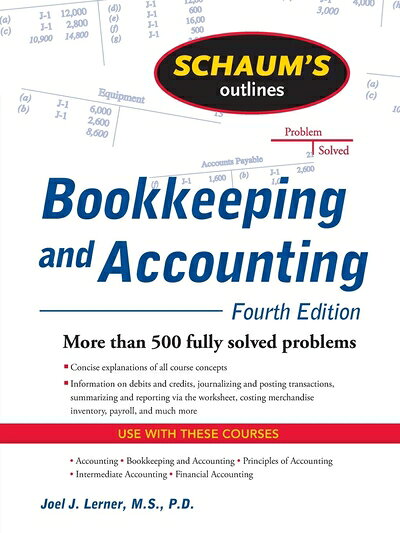 【中古】 Schaum's Outline of Bookkeeping and Accounting