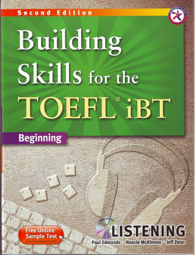 【中古】 Building Skills for the TOEFL iBT Second Edition Listening Book with MP3 CD