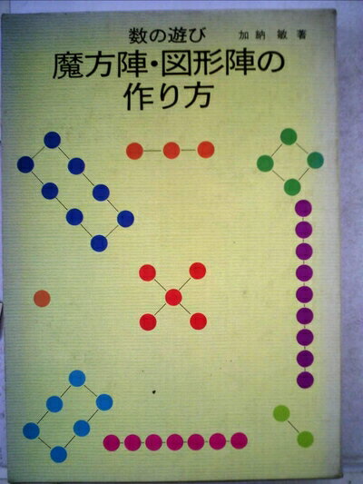 【お届け日について】お届け日の"指定なし"で、記載の最短日より早くお届けできる場合が多いです。お品物をなるべく早くお受け取りしたい場合は、お届け日を"指定なし"にてご注文ください。お届け日をご指定頂いた場合、ご注文後の変更はできかねます。【要注意事項】掲載されておりますお写真画像は全てイメージとなり、お送りするものを保証するものではございませんので、必ず下記事項を一読ください。【お品物お届けまでの流れについて】・ご注文：24時間365日受け付けております。・ご注文の確認と入金：入金*が完了いたしましたらお品物の手配をさせていただきます・お届け：商品ページにございます最短お届け日数±3日前後でのお届けとなります。*前払いやお支払いが遅れた場合は入金確認後配送手配となります、ご理解くださいますようお願いいたします。【中古品の不良対応について】・お品物に不具合がある場合、到着より7日間は返品交換対応*を承ります。初期不良がございましたら、購入履歴の「ショップへお問い合わせ」より不具合内容を添えてご連絡ください。*代替え品のご提案ができない場合ご返金となりますので、ご了承ください。・お品物販売前に動作確認をしておりますが、中古品という特性上配送時に問題が起こる可能性もございます。お手数おかけいたしますが、お品物ご到着後お早めにご確認をお願い申し上げます。【在庫切れ等について】弊社は他モールと併売を行っている兼ね合いで、在庫反映システムの処理が遅れてしまい在庫のない商品が販売中となっている場合がございます。完売していた場合はメールにてご連絡いただきますの絵、ご了承ください。【重要】・当社中古品は、製品を利用する上で問題のないものを取り扱っておりますので、ご安心して、ご購入いただければ幸いです。・商品の画像及びシリアルナンバーを弊社の方で控えておりますので、すり替え・模造品対策店舗として安心してお買い求めください。・中古本の特性上【ヤケ、破れ、折れ、メモ書き、匂い、レンタル落ち】等がある場合がございます。・レンタル落ちの場合、タグ等が張り付いている場合がございますが、使用する上で問題があるものではございません。・商品名に【付属、特典、○○付き、ダウンロードコード】等の記載があっても中古品の場合は基本的にこれらは付属致しません。下記はメーカーインフォになりますため、保証等の記載がある場合や、付属品詳細の記載がある場合がございますが、こちらの製品は中古品ですのでメーカー保証の対象外となり、付属品に関しましても、製品の機能として損なわない付属品（保存袋、ストラップ...ect）は基本的には付属いたしません。かならずご理解いただいた上で、ご購入ください。数の遊び魔方陣・図形陣の作り方 (1980年)