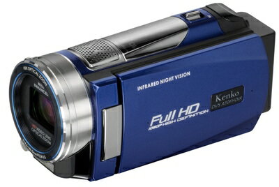 【中古】（新古品・未使用品） Kenko フルハイビジョンビデオカメラ DVS A10FHDIR ...