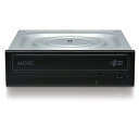 【中古】(新古品・未使用品) 日立LGデータストレージ 24倍速対応スーパーマルチDVDドライブ ブラック ソフト付き GH24NSD5 BL BLH