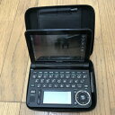 【中古】(新古品・未使用品) シャープ カラー電子辞書Brain 高校生モデル ブラック系 PW-G5300-B