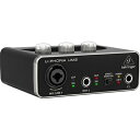 【中古】(新古品・未使用品) ベリンガー 2入力2出力 USBオーディオインターフェース ブラック 1-Channel UM2 U-PHORIA
