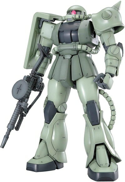 【中古】（新古品・未使用品） MG 機動戦士ガンダム MS-06J 量産型ザクVer.2.0 1/100スケール 色分け済みプラモデル