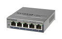 【中古】(新古品・未使用品) 【正規品】 ネットギア NETGEAR スイッチングハブ 5ポート 1G 金属筐体 静音ファンレス リミテッドライフタイムハードウ...