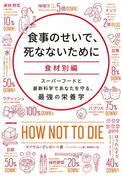 Paperbacks （Nonfiction） - 【中古】 食事のせいで、死なないために[食材別編]―スーパーフードと最新科学であなたを守る、最強の栄養学