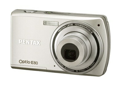 【中古】（新古品・未使用品） PENTAX デジタルカメラ Optio E80 1000万画素 光学3倍ズーム 単三電池仕様 OPTIOE80