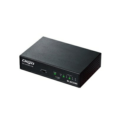 【中古】(新古品・未使用品) エレコム スイッチングハブ ギガビット 5ポート 金属筐体 マグネット付 電源内蔵 ブラック EHC-G05MN2-HJB 【中古】(新古品・未使用品) エレコム スイッチングハブ ギガビット 5ポート 金属筐体 マグネット付 電源内蔵 ブラック EHC-G05MN2-HJB