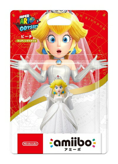 【中古】（新古品・未使用品） amiibo ピーチ【ウェディングスタイル】 (スーパーマリオシリーズ)