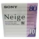 【中古】(新古品・未使用品) SONY 10MDW80NED ミニディスク 80分10枚組(2)