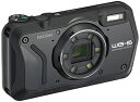 【中古】(新古品・未使用品) RICOH WG-6 ブラック 本格防水カメラ 20メートル防水 耐衝撃 防塵 耐寒 2000万画素 4K動画対応 高性能GPS内蔵 水中専用マーメードモード搭載 高性能GPS・電子コンパス内蔵 仕事に使える「CALSモード」搭載