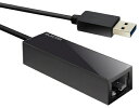 【中古】(新古品・未使用品) エレコム 有線LANアダプター USB3.0 USB-A 【Nintendo Switch 動作確認済】 USB→RJ45 変換アダプター ギガビット 【Windows 10S/10/8.1/7、Mac 10.15/10.14/10.13対応】 ブラック EDC-GUA3-B
