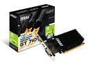 【中古】(新古品・未使用品) MSI GeForce GT710 GDDR3 1GB グラフィックスボード VD5932