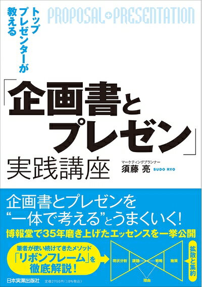 【中古】（新古品・未使用品） トッププレゼンターが教える「企画書とプレゼン」実践講座