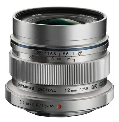 【中古】（新古品・未使用品） OM SYSTEM/オリンパス OLYMPUS 単焦点レンズ M.ZUIKO DIGITAL ED 12mm F2.0 シルバー