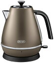 【中古】(新古品・未使用品) デロンギ(DeLonghi) 電気ケトル ディスティンタ コレクション フューチャーブロンズ 1.0L 空だき防止 自動電源オフ ...