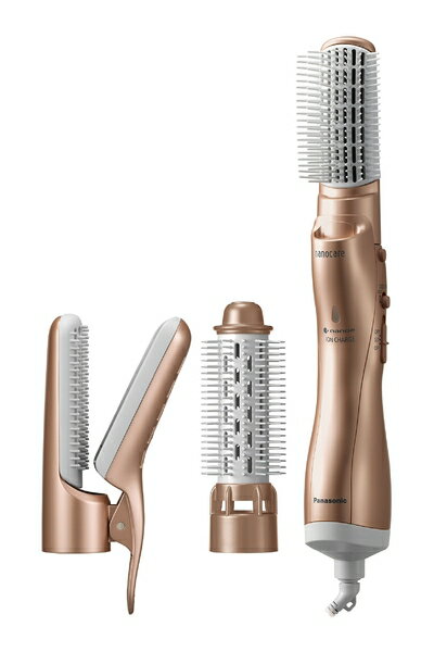 【中古】(新古品・未使用品) パナソニック くるくるドライヤー ナノケア ピンクゴールド EH-KN89-PN