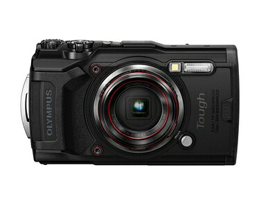 【中古】（新古品・未使用品） OM SYSTEM/オリンパス OLYMPUS デジタルカメラ Tough TG-6 ブラック 1200万画素CMOS F2.0 15m 防水 100kgf耐荷重 GPS 内蔵Wi-Fi TG-6BLK