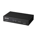 【中古】(新古品・未使用品) バッファロー BUFFALO Giga対応 金属筐体 電源内蔵 5ポート LSW6-GT-5NS/BK ブラック スイッチングハブ...