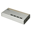 【中古】(新古品・未使用品) ラトックシステム パソコン自動切替器 USB接続DVI/Audio対応(4台用) REX-430UDA
