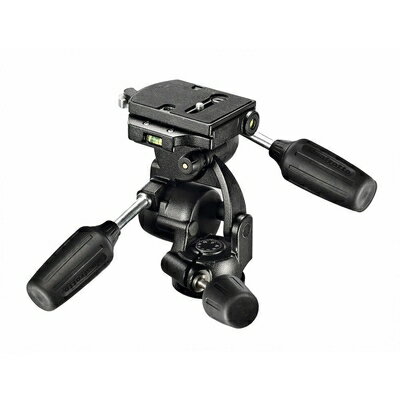 Manfrotto - 【中古】（新古品・未使用品） Manfrotto 3WAY雲台 標準3ウェイ雲台 アルミニウム製 808RC4