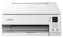 【中古】(新古品・未使用品) Canon プリンター A4インクジェット複合機 PIXUS TS7330 ホワイト テレワーク向け 5色・独立型・対応インクBC...