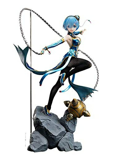 【中古】（新古品・未使用品） F:NEX Re:ゼロから始める異世界生活 レム チャイナドレスver. 1/7スケール 塗装済み 完成品フィギュア