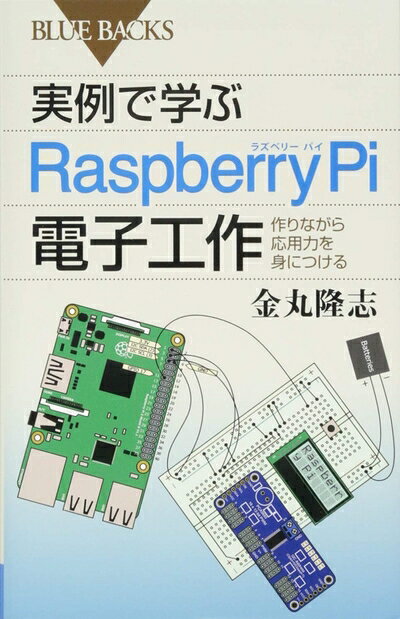【中古】（新古品・未使用品） 実例で学ぶRaspberry Pi電子工作 作りながら応用力を身につける (ブルーバックス 1950)