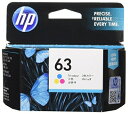 【中古】(新古品・未使用品) HP 63 純正インクカートリッジ カラー F6U61AA 【国内正規品】