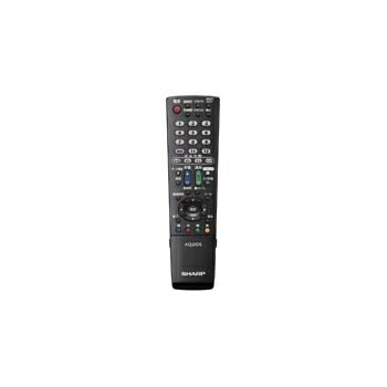 【中古】（新古品・未使用品） シャープ 液晶テレビ用リモコン RRMCGA952WJSA(0106380347)(ブラック)