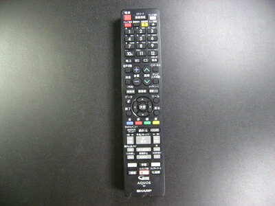 【中古】（新古品・未使用品） シャープ ブルーレイリモコン GB212PA