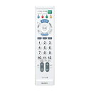 【中古】(新古品・未使用品) ソニー テレビリモコン RM-PZ110D : 地デジテレビ専用 ホワイト RM-PZ110D W(2)