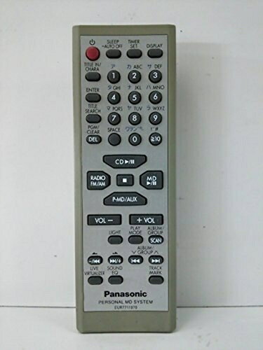 【中古】（新古品・未使用品） パナソニック オーディオリモコン EUR7711070 hauteproduit-10452365 Haute Produit パッケージ画像
