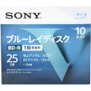 【中古】(新古品・未使用品) ソニー ブルーレイBD-R4倍速1層 10枚 10BNR1VLPS4
