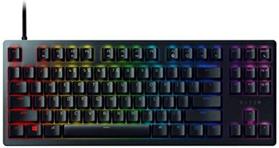 【中古】(新古品・未使用品) Razer ゲーミングキーボード Huntsman Tournament Edition Linear Optical Switch 英語US配列 超高速1.0mm作動 リニア触感 テンキーレス【日本品】 RZ03-03080100-R3M1