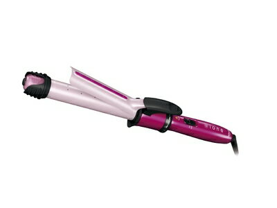 Rakuten - 【中古】（新古品・未使用品） テスコム ione マイナスイオンスチームヘアーアイロン 26mm ピンク IPM1626-P