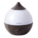 【中古】(新古品・未使用品) スリーアップ アロマ 超音波加加湿器 1.8L 最大加湿量 270ml/h 6畳 デュードロップM ダークウッド HF-T1716...