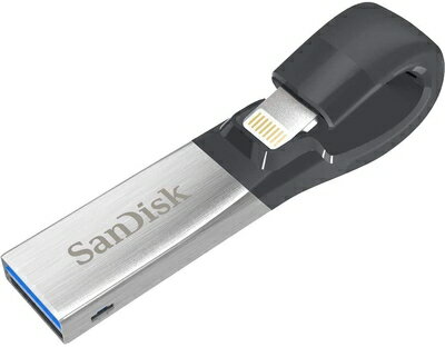 【中古】（新古品・未使用品） SanDisk iXpand Slim フラッシュドライブ 32GB SDIX30N-032G-JKACN