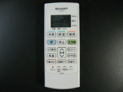 【中古】（新古品・未使用品） シャープ(SHARP) エアコンリモコン A906JB