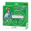 【中古】(新古品・未使用品) マリオカート8 ハンドル for Wiiリモコン ルイージ