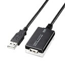 【中古】(新古品・未使用品) サンワサプライ 12m延長USB2.0アクティブリピーターケーブル Aオス-Aメス KB-USB-R212
